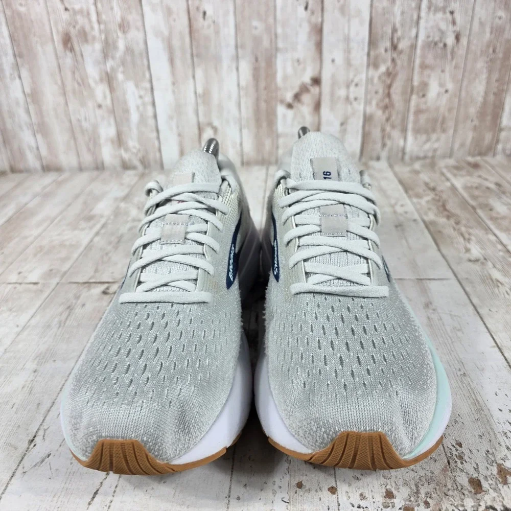 Brooks Ghost 16 Womens Running Shoes Grey Purple 1204071B175 Size 10 Medium B